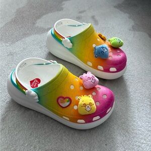 CROCS Care Bears Crush Clog light up platform size 9